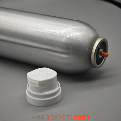 Válvula de espuma de afeitar para kits de viaje con sello a prueba de fugas y construcción compacta y ligera
