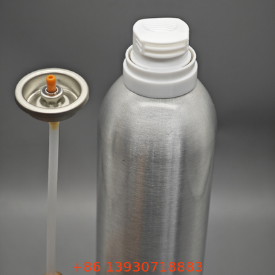 Actuador de válvulas metálicas de espuma de afeitar de hojalata de 1 pulgada para latas metálicas de aerosoles químicos