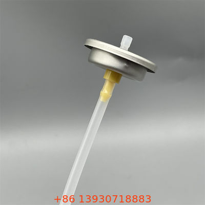 Válvula de pulverización de desodorante de aluminio de 53 mm para pulverizaciones corporales naturales