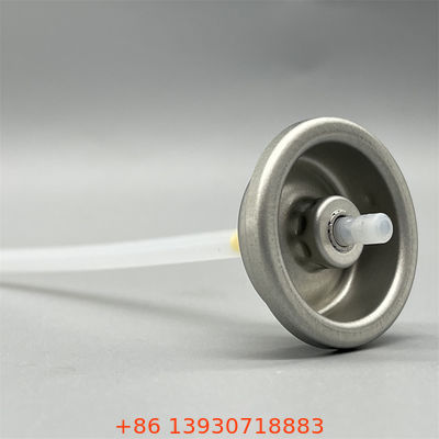 Válvula de pulverización de desodorante de aluminio de 53 mm para productos de cuidado corporal