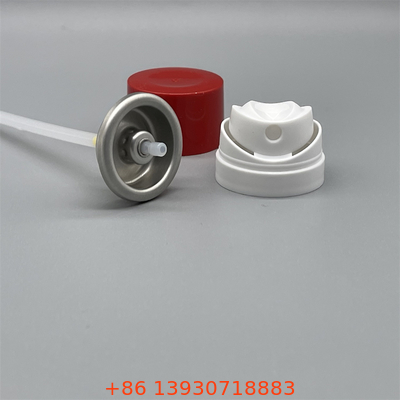 Válvula de spray de desodorante de aluminio de 53 mm para aplicación corporal