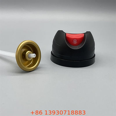 Válvula de spray y actuador para bruma corporal superiores para productos de higiene personal diaria para una dispensación de aerosol sin esfuerzo