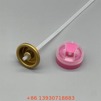 Válvula de spray y actuador para bruma corporal superiores para productos de higiene personal diaria para una dispensación de aerosol sin esfuerzo