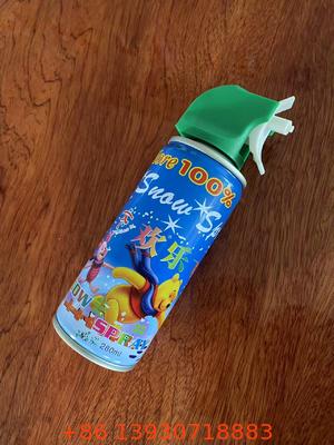 Válvula y actuador de aerosol de nieve de 4 orificios a prueba de fugas Boquilla de efecto invernal de alta resistencia para pulverización decorativa