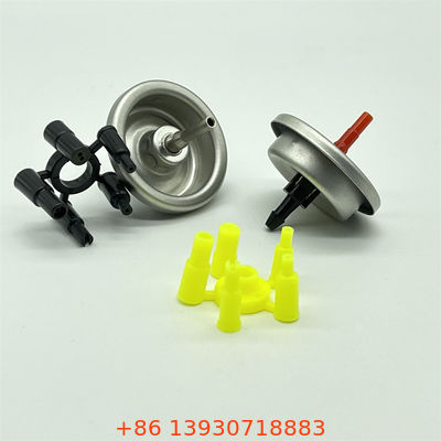 Válvula de recarga de encendedor de butano de 1 pulgada con junta de Buna y resorte de acero inoxidable