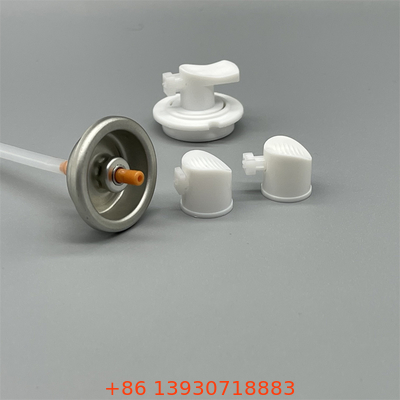 Válvula de aerosol para pintura en aerosol para recubrimientos industriales y pinturas en aerosol para bricolaje