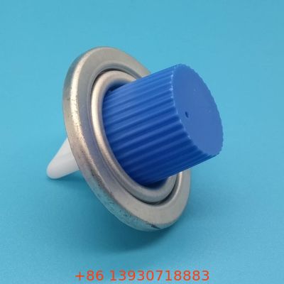 High-Flow Industrial Gas Canister Valve for Manufacturing and Metalworking Applications with Tamper-Proof Design