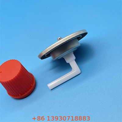 Válvula de estufa de gas portátil con tapa roja, ideal para acampar, picnics y cocinar al aire libre