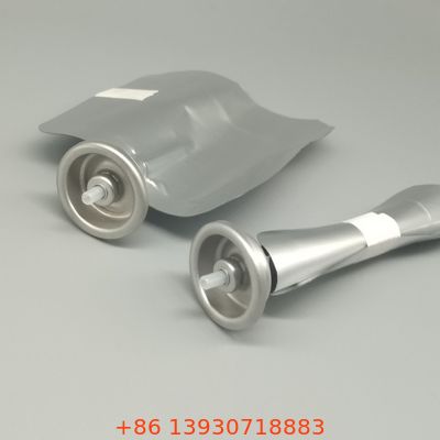 Válvula de bolsa en lata macho de alto flujo para una entrega suave de spray cosmético