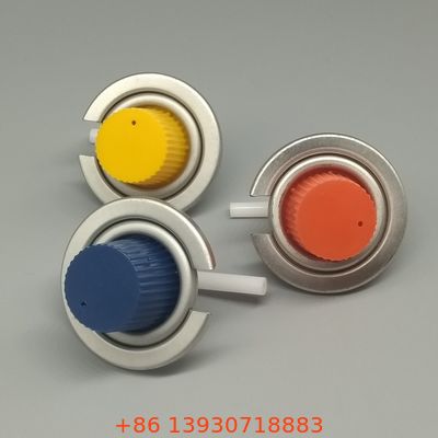 Válvula de estufa de butano de una pulgada con cubierta para estufas portátiles de un solo quemador