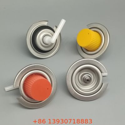 Válvula de cartucho de gas de butano de alta presión compatible con quemadores portátiles