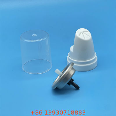 Válvula invertida de aluminio de una pulgada para latas de mousse capilar para productos de espumas de peinado