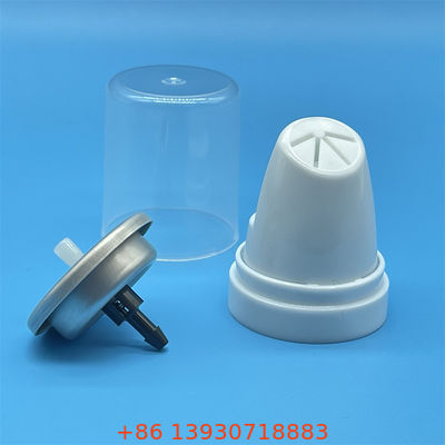 Válvula de aluminio invertida para mousse para el cabello