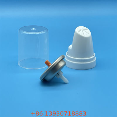 Válvula de aluminio invertida para mousse capilar de una pulgada con salida de espuma rica y consistente