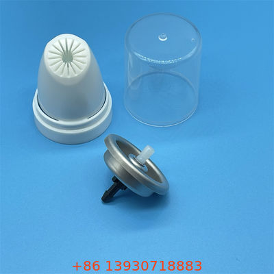 Válvula de aluminio invertida para mousse para el cabello