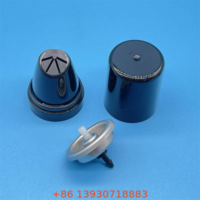 Válvula de aluminio invertida para mousse para el cabello