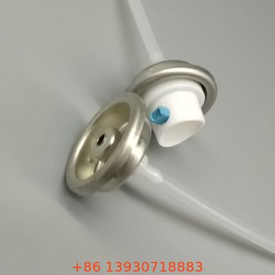 Válvula de aerosol femenina de alto flujo para formulaciones de pegamento en aerosol