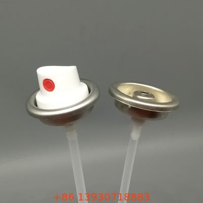 Válvula de pintura de pulverización de aerosoles femenina para revestimientos de automóviles   Válvula de boquilla de pulverización duradera para control de flujo de precisión