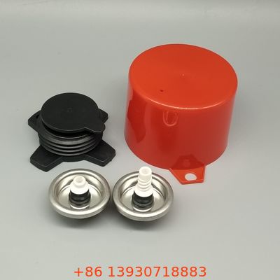 Válvula de pulverización de espuma de PU duradera y de alto flujo para instaladores profesionales de aislamiento con diseño anti-obstrucción y agarre ergonómico.