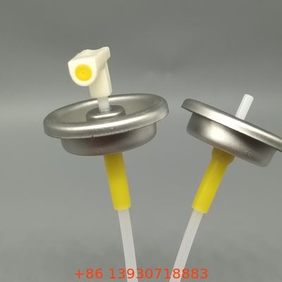 Válvula de aerosoles medida con patrones de pulverización consistentes y protección de fórmula superior