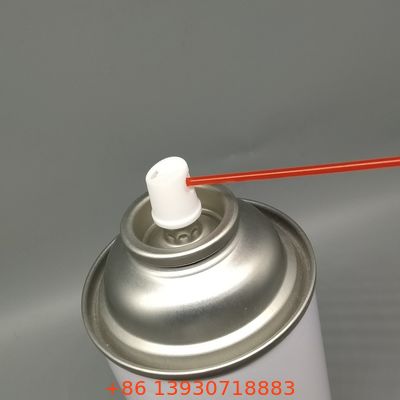 Válvula de pulverización de precisión para formulaciones de limpiador de carburadores e inyectores