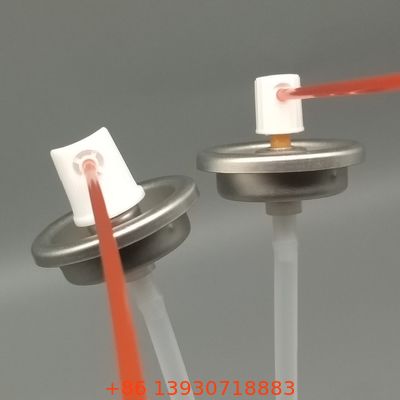 Válvula de aerosoles industrial para aerosoles de limpieza de inyectores y partes del motor
