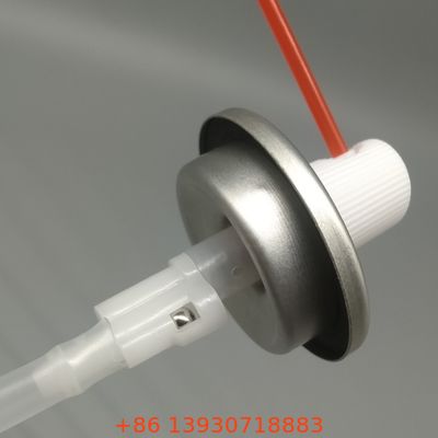 Sistema de válvulas de rociado 360 para las latas de aerosoles para rociar hacia abajo