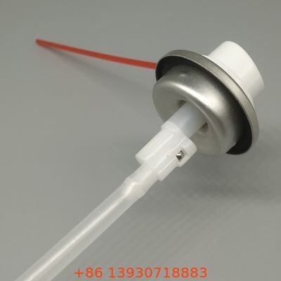 Válvula de distribución de 360 grados innovadora y sostenible para contenedores recargables para el hogar y para el cuidado personal con diseño antiobstrucción