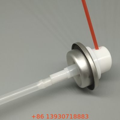 Válvula de distribución de 360 grados innovadora y sostenible para contenedores recargables para el hogar y para el cuidado personal con diseño antiobstrucción