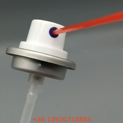 Válvula de aerosol lubricante WD-40 con salida de pulverización suave y controlada