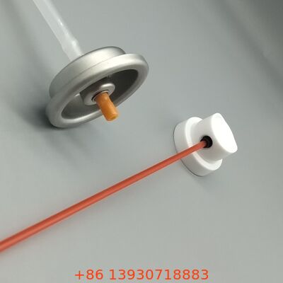 Válvula pulverizadora de aerosol WD-40 con diseño de sello engarzado a prueba de fugas para aceite penetrante