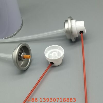 Válvula limpiadora de carburador en aerosol compatible con actuadores de tubo de extensión