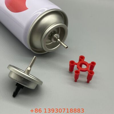 Válvula de recarga de gas para encendedores de alta presión para una recarga segura y eficiente