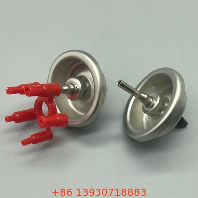 Válvula de recarga de gas para encendedores en aerosol para aplicaciones de recarga de encendedores profesionales