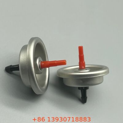 Válvula de aerosol para recarga de gas de encendedor con vástago de plástico y metal para uso doméstico y exterior