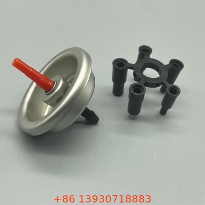 Adaptador de válvula de recarga de butano de latón resistente de primera calidad para estufas y antorchas de camping comerciales con sello a prueba de fugas