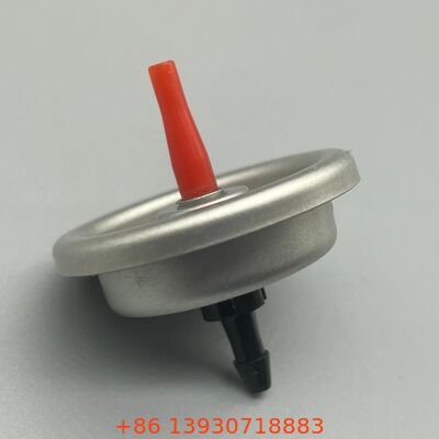 Válvula de aerosol de repuesto para latas de gas butano con vástago de plástico
