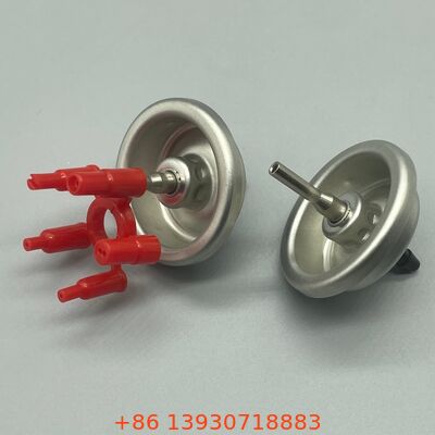 Válvula de recarga de gas para encendedor de aerosol compatible con conjunto de válvula de recarga de alta seguridad