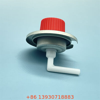 Válvula de estufa de gas portátil con gorro rojo de alta visibilidad para entusiastas del aire libre