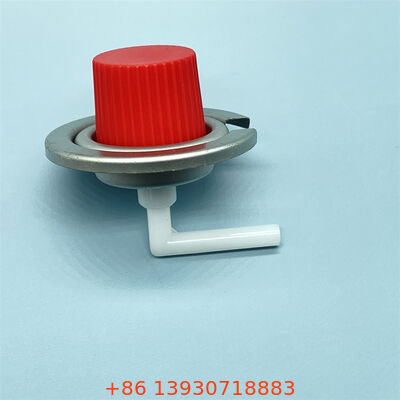 Válvula de aerosol para bombona de gas butano de alta precisión para estufas y sopletes portátiles con sellado hermético