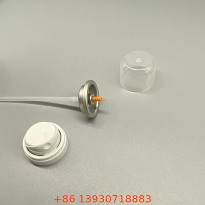 Válvula de pulverización en aerosol para champú seco diseñada para productos refrescantes para el cabello en polvo y neblina