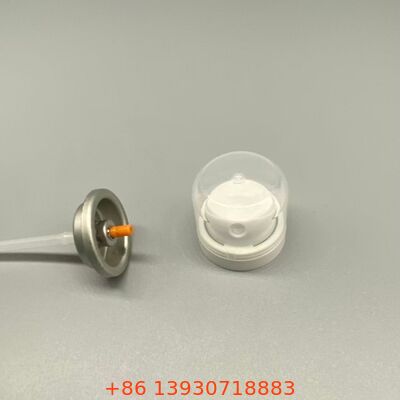 Válvula de pulverización en aerosol para champú seco diseñada para productos refrescantes para el cabello en polvo y neblina