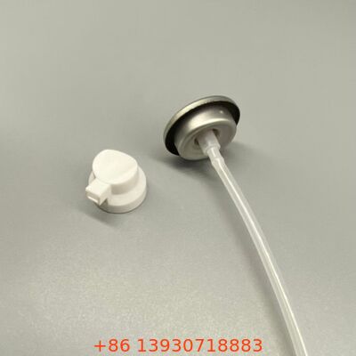 Válvula aerosolar de boquilla de niebla ultrafina para champú seco con rendimiento libre de residuos y funcionamiento a 360 grados