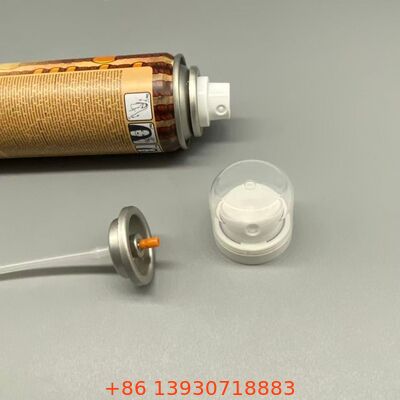 Válvula de pulverización de aerosoles de champú seco con boquilla de niebla ultrafina para un rendimiento libre de residuos y un funcionamiento de 360 grados