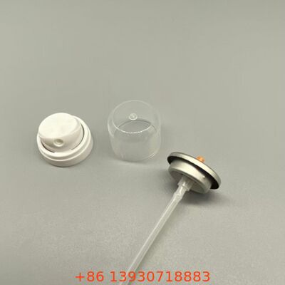 Válvula de pulverización de aerosoles de champú seco con boquilla de niebla ultrafina para un rendimiento libre de residuos y un funcionamiento de 360 grados