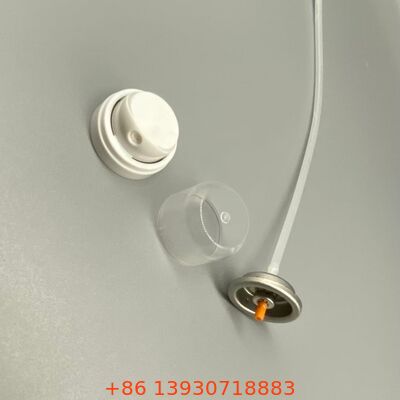 Válvula de aerosol de champú seco con atomización constante, tasa de flujo estable y rendimiento libre de residuos