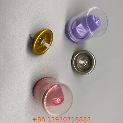 Sistema de distribución invertido válvula de mousse para cabello de aerosoles con aluminio resistente a la corrosión y funcionalidad de 360 grados