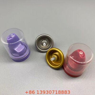 Sistema de distribución invertido válvula de mousse para cabello de aerosoles con aluminio resistente a la corrosión y funcionalidad de 360 grados