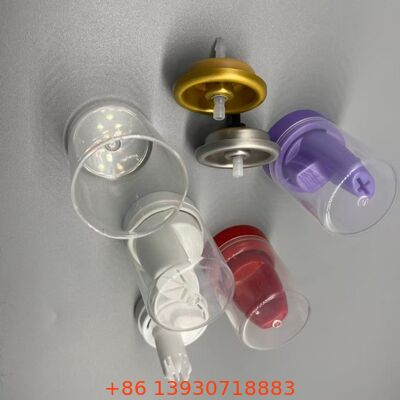 Válvula de pulverización de aerosoles de aluminio invertido para mousse capilar con sistema de distribución de 360 grados resistente a la corrosión
