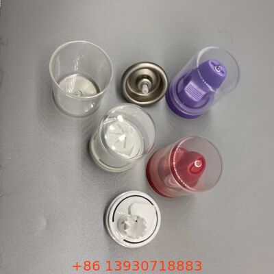 Válvula de pulverización de aerosoles de aluminio invertido para mousse capilar con sistema de distribución de 360 grados resistente a la corrosión